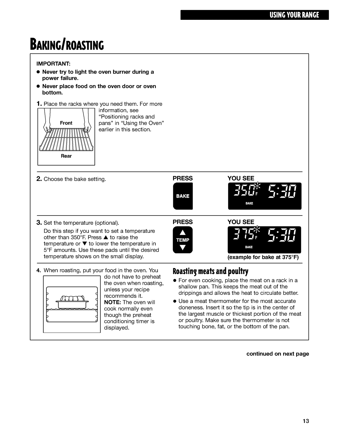 Whirlpool GS395LEH, GS395LEG manual 