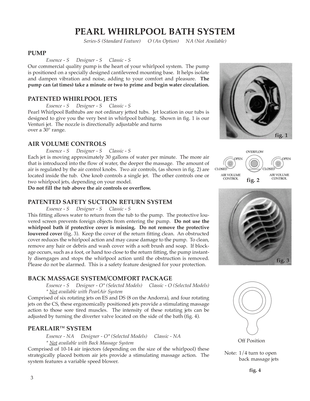 Whirlpool Hot Tub owner manual Pearl Whirlpool Bath System 