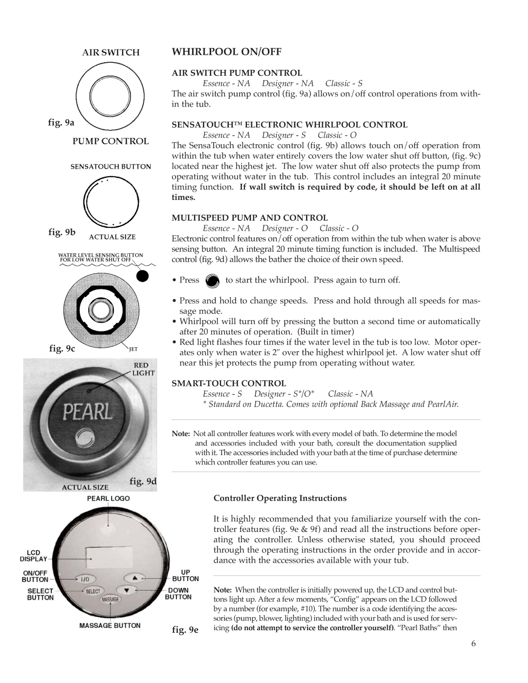 Whirlpool Hot Tub owner manual Whirlpool ON/OFF, Times, Controller Operating Instructions 