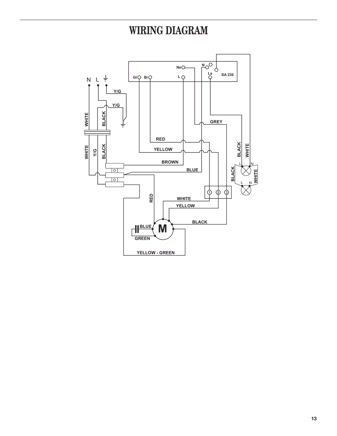 Whirlpool IH7302RS0 installation instructions Wiring Diagram 