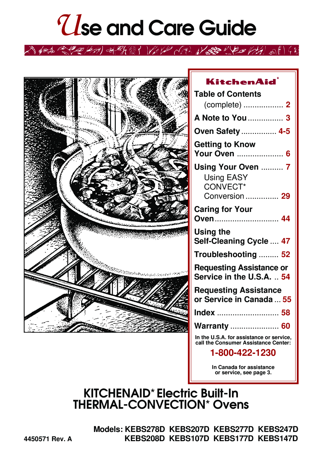 Whirlpool KEBS278D, KEBS247D, KEBS277D, KEBS208D, KEBS177D, KEBS107D warranty Use and Care Guide, Using Easy, 4450571 Rev. a 