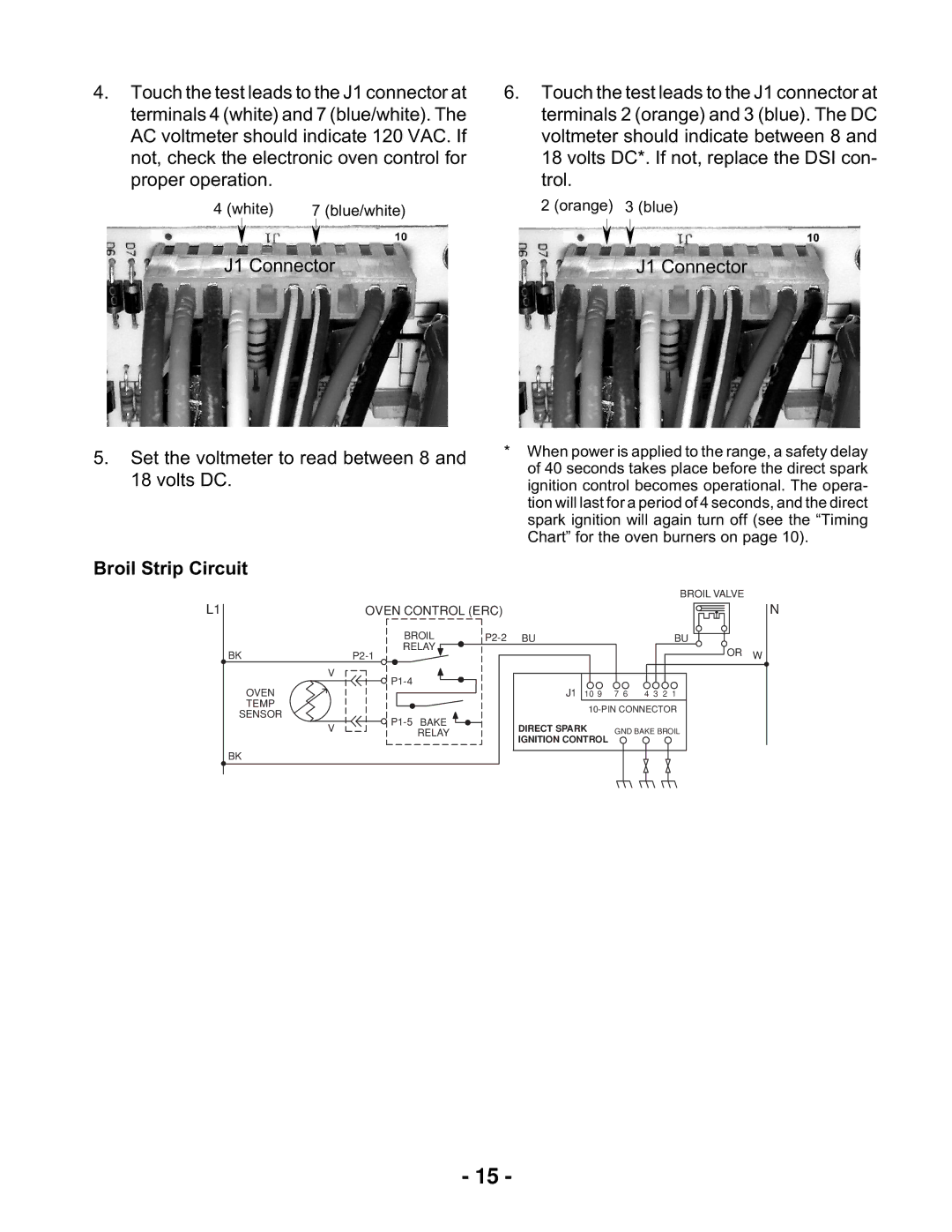 Whirlpool KR-28 manual Broil Strip Circuit 