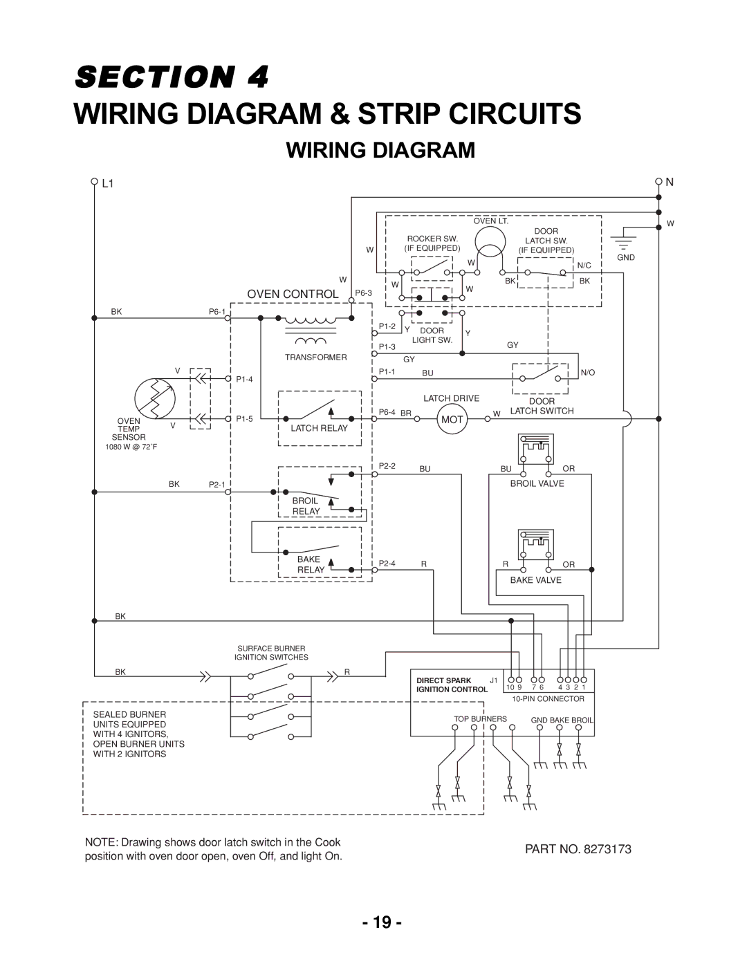 Whirlpool KR-28 manual Wiring Diagram & Strip Circuits 