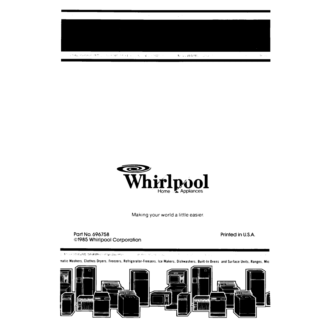 Whirlpool LE5535XP manual whirlpool, Whirlpool, i’ / z .ty, $-r$, j, -1. j 