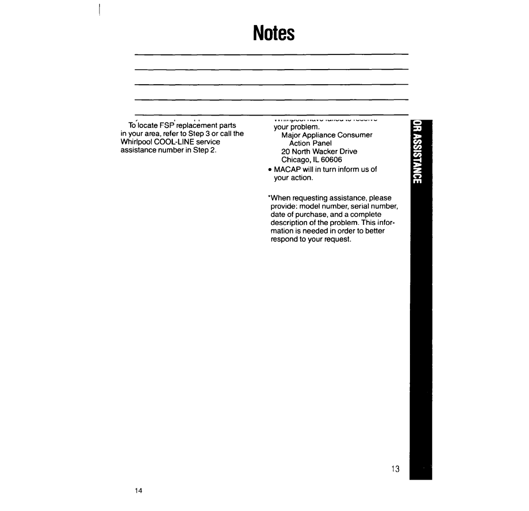 Whirlpool LG93UIXT manual 