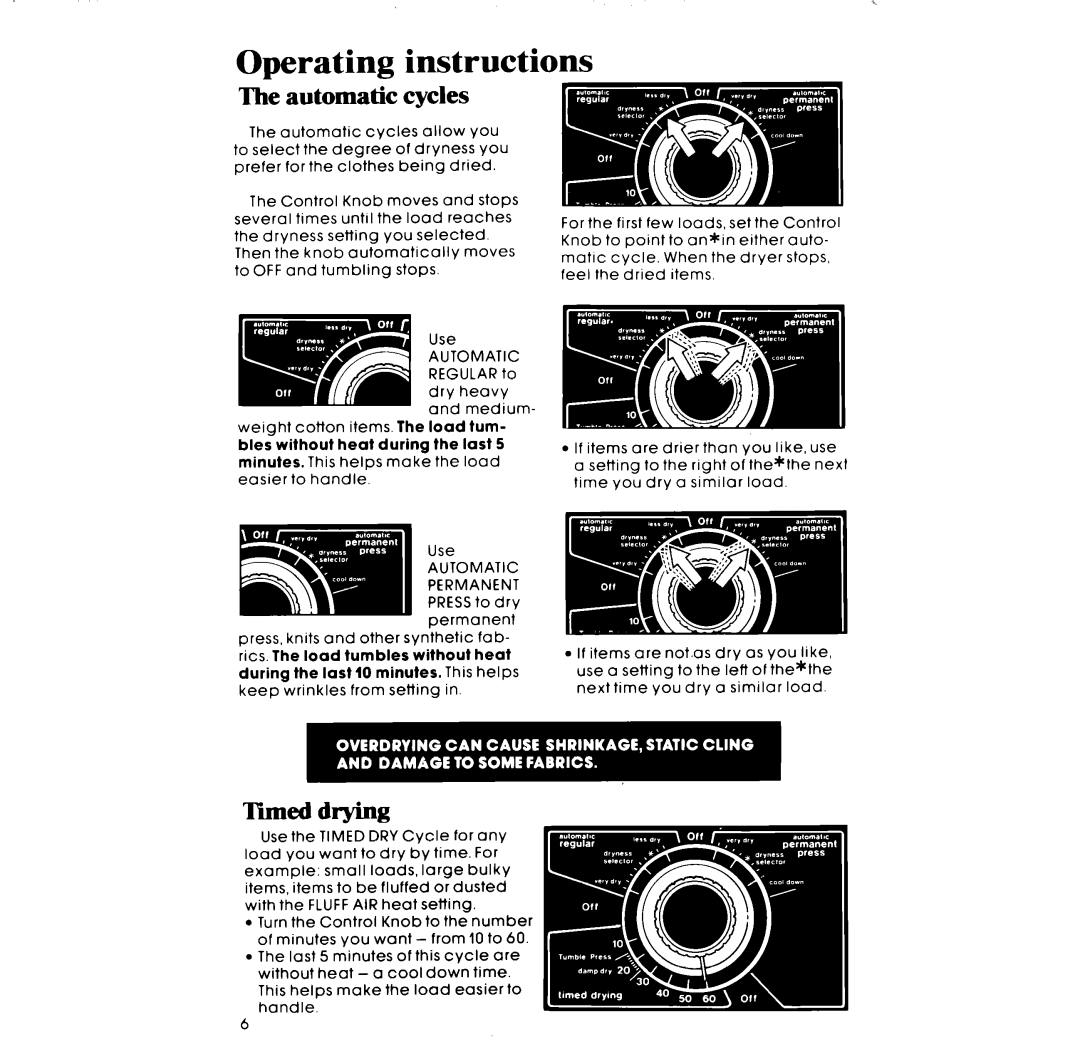 Whirlpool LI._7681XM manual Operating instructions 