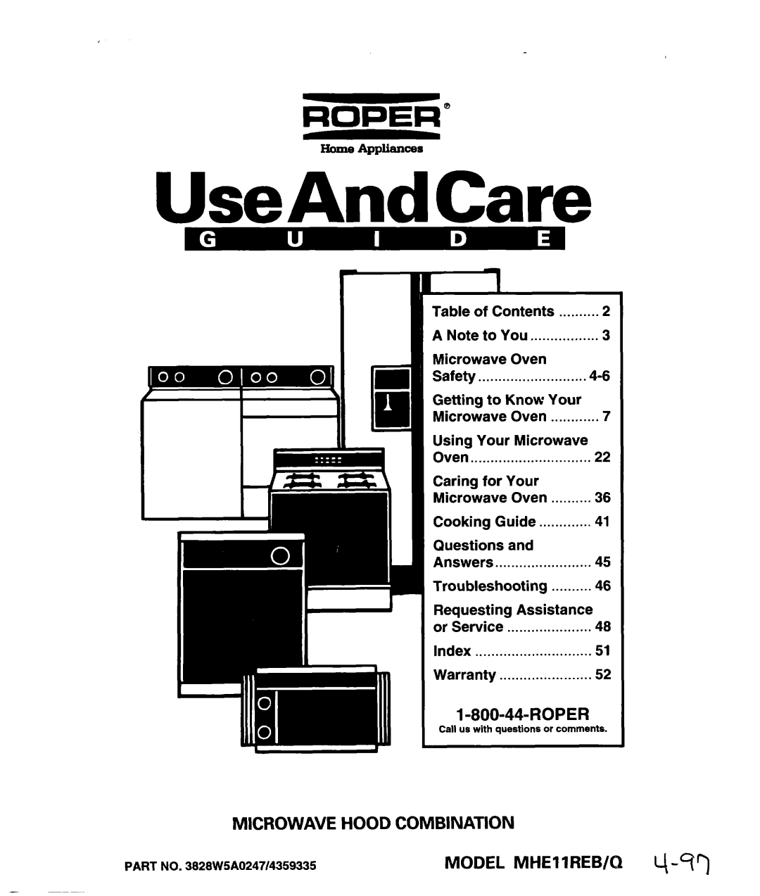 Whirlpool lREB/Q warranty Caring, Microwave Oven, Guide Questions Answers Troubleshooting, Or Service, Warranty 