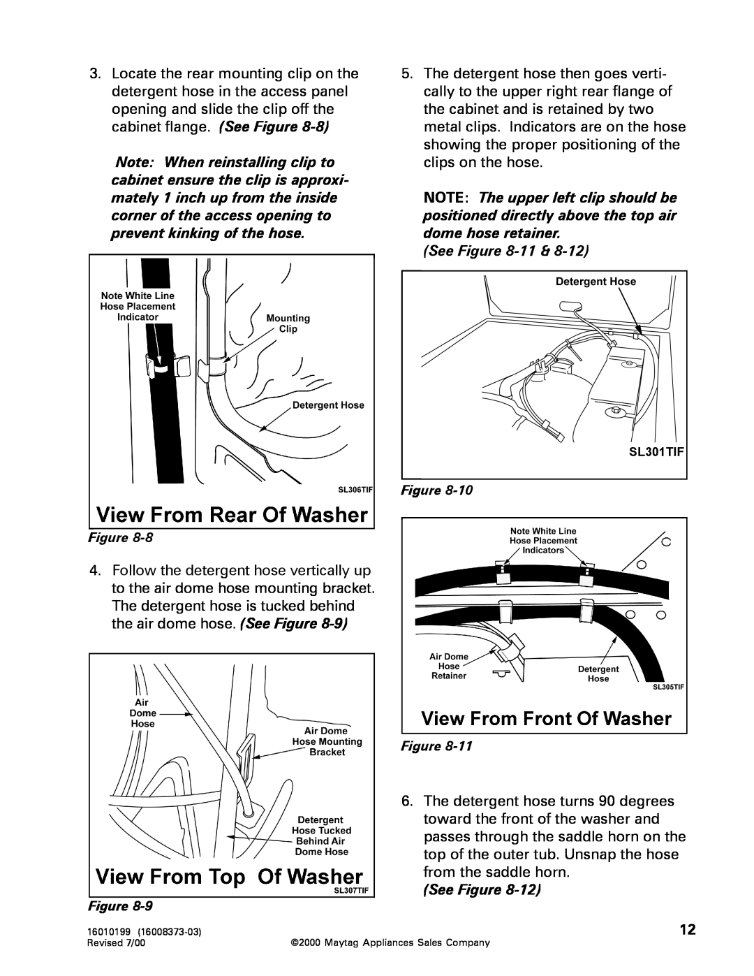 Whirlpool MAH3000 service manual See -11, See Figure 