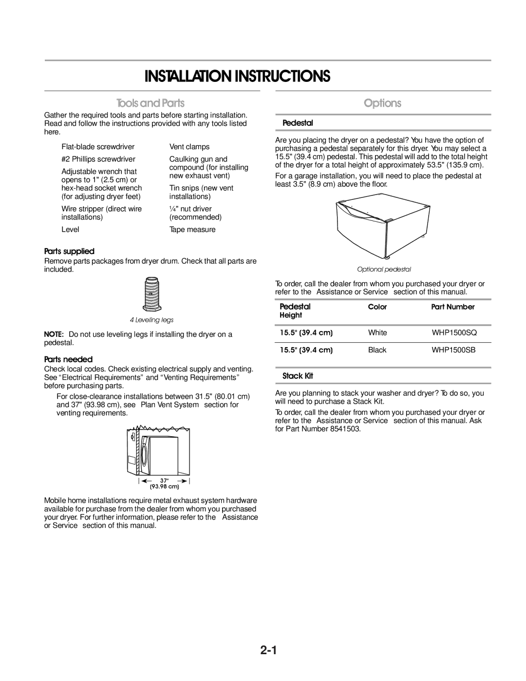 Whirlpool MED / GD 9600S, MED / GD 9700S manual 12345included.12345467892649 