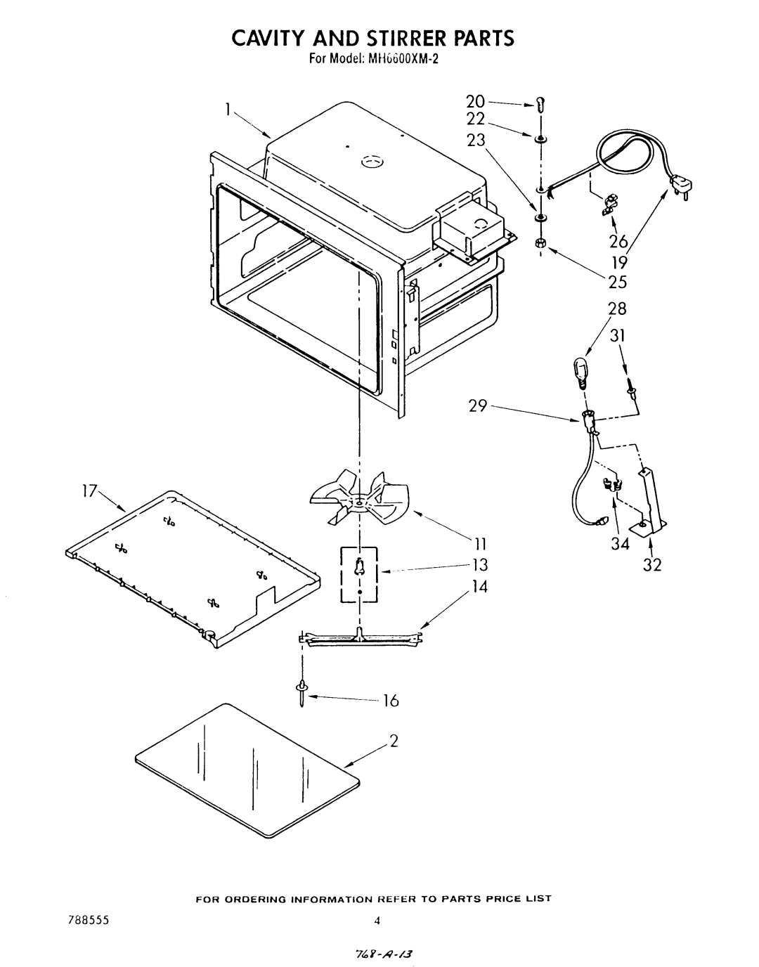 Whirlpool MH6600XM2 manual 