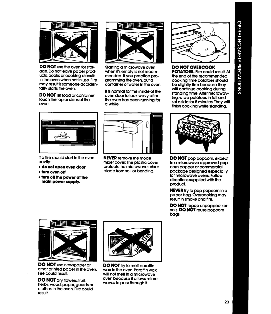 Whirlpool MH6600XWl, MH66OOXXO manual 