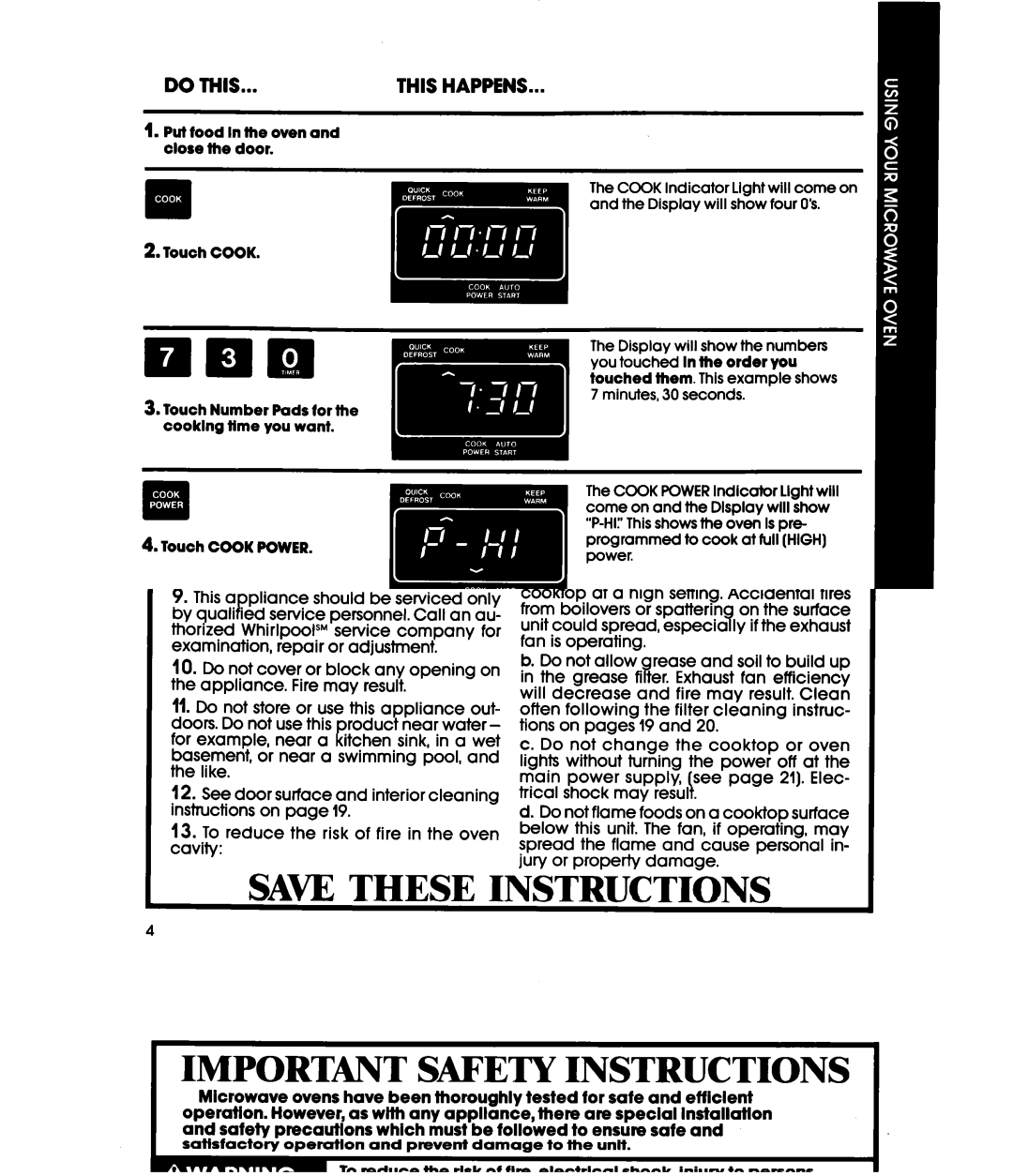 Whirlpool MH6600XWl, MH66OOXXO manual Ame. q, D0Wl-l 