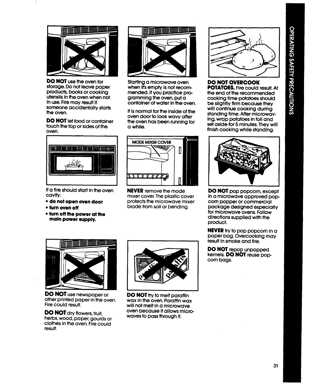 Whirlpool MH6700XW-1, MH6701XW-1 manual 