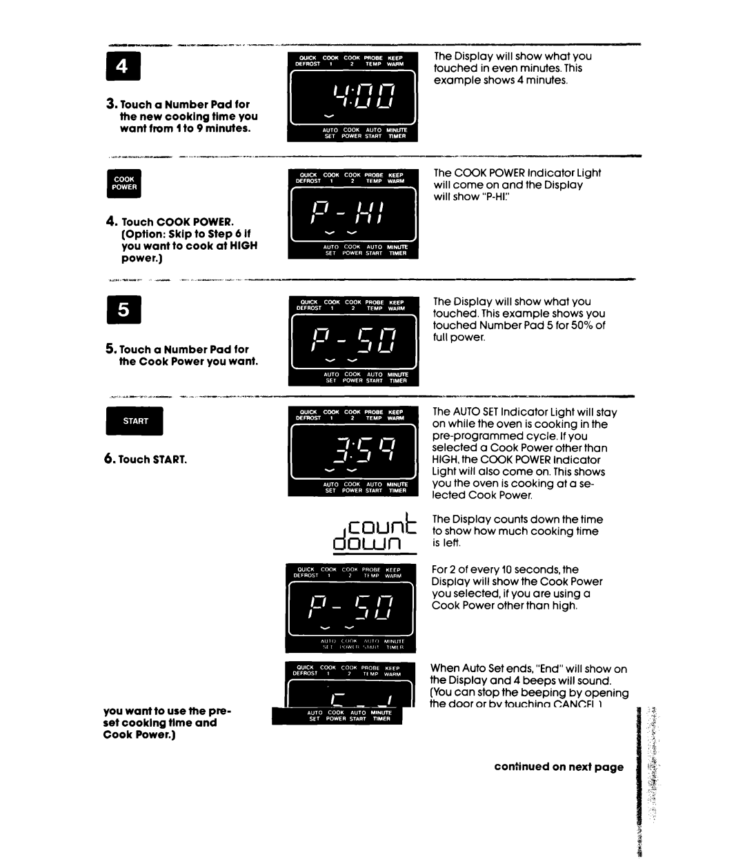 Whirlpool MH6700XW, MH6701XW manual CDUd 