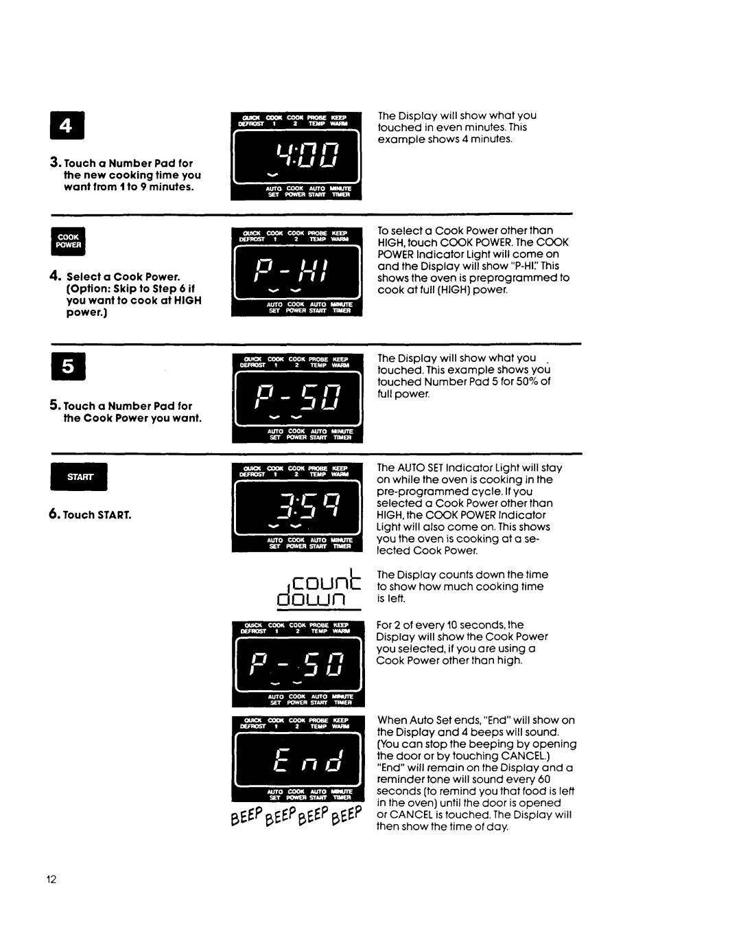 Whirlpool MH7lOOXY manual 