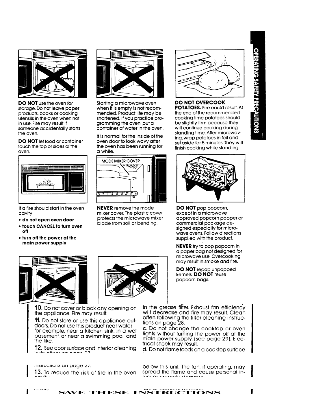 Whirlpool MH7lOOXY manual Mode Mixercover 