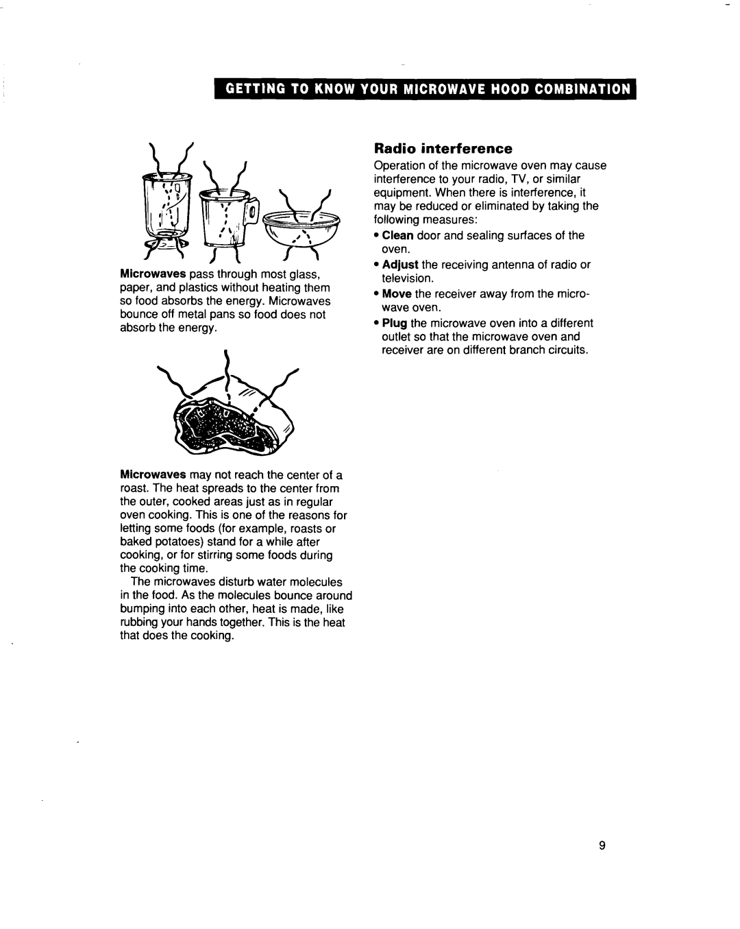 Whirlpool MH9115XB warranty Radio interference 
