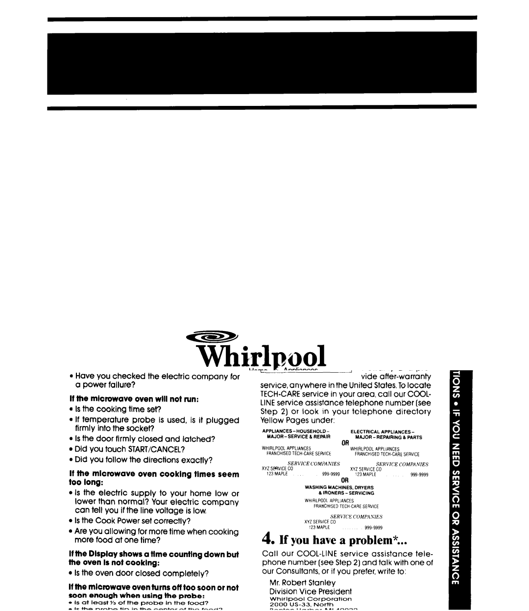 Whirlpool Microwace Oven manual TKidpool 