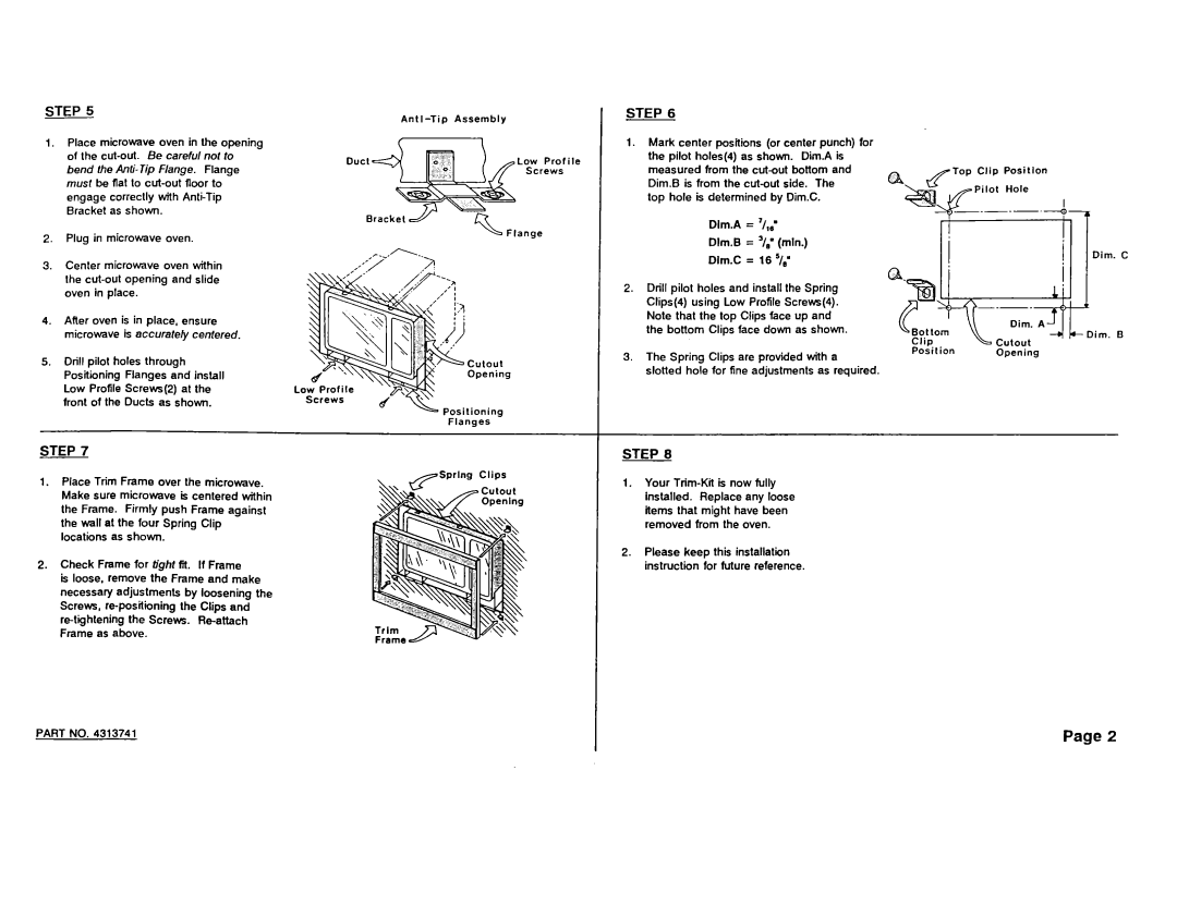 Whirlpool MK6124XAB, MK6124XAQ dimensions Cutout, Cut-out bottom, Slotted hole for fine adjustments as required 