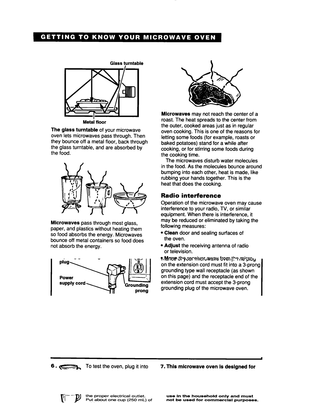 Whirlpool Ml7078XD, MT7076XD installation instructions Radio interference 