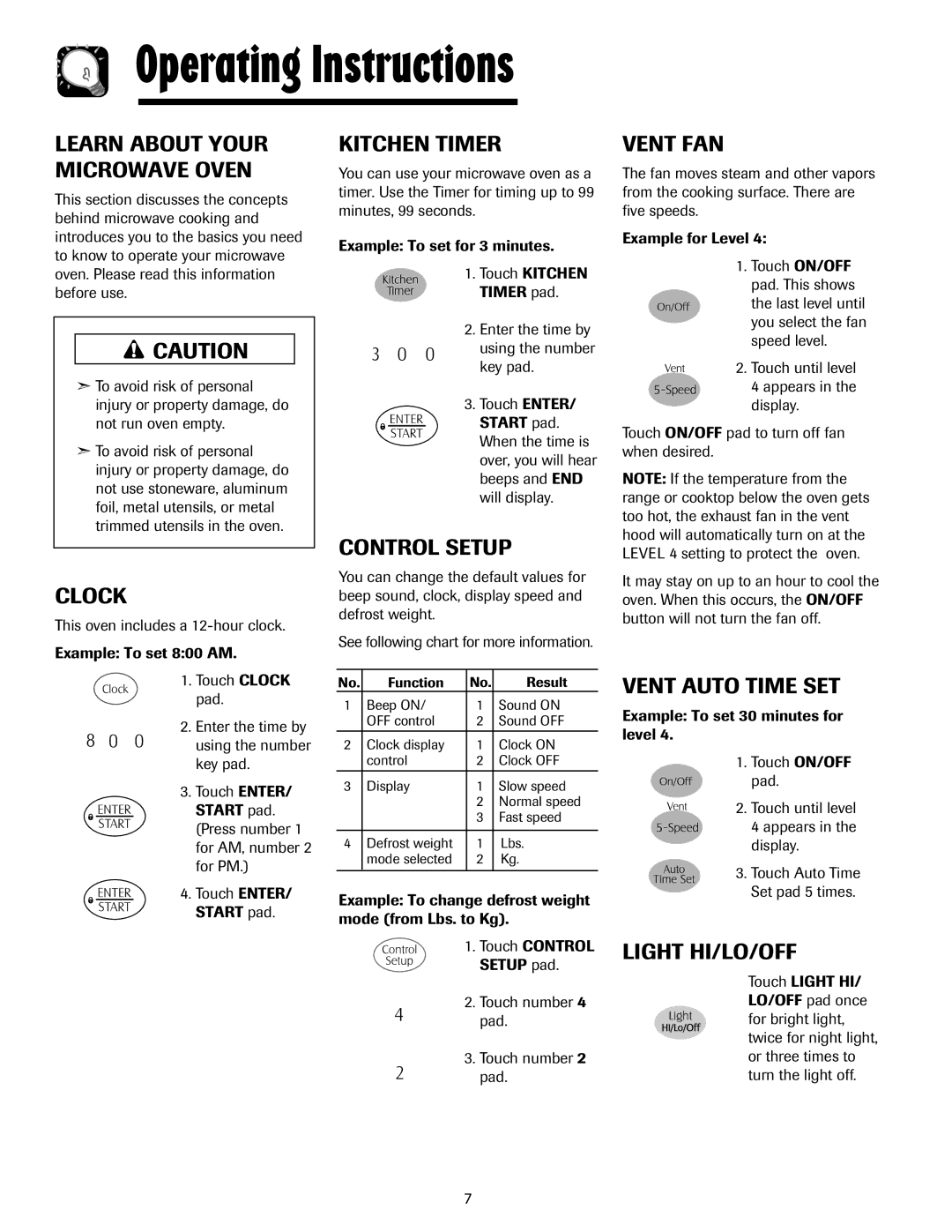 Whirlpool MMV5207AA/AC important safety instructions Operating Instructions 