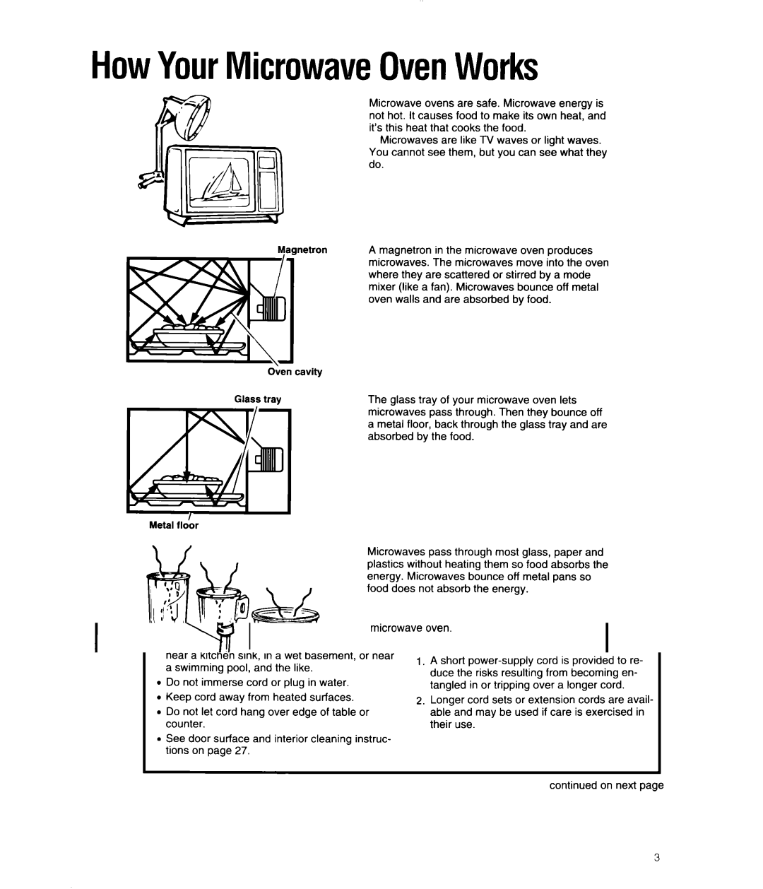 Whirlpool MS3080XB user manual HowYourMicrowaveOvenWorks 