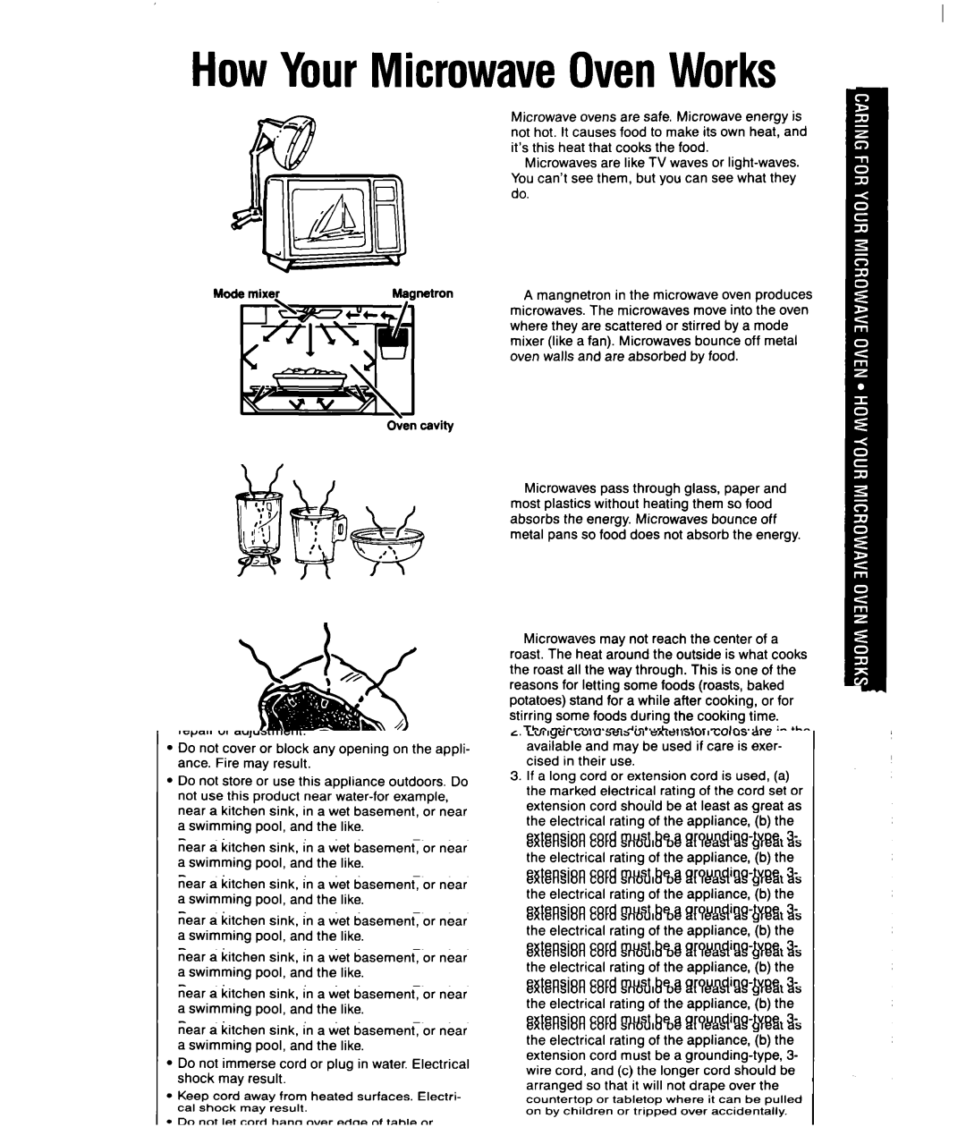 Whirlpool MSI065XY, MSI040XY user manual HowYourMicrowaveOvenWorks, Where they are scattered or stirred by a mode 