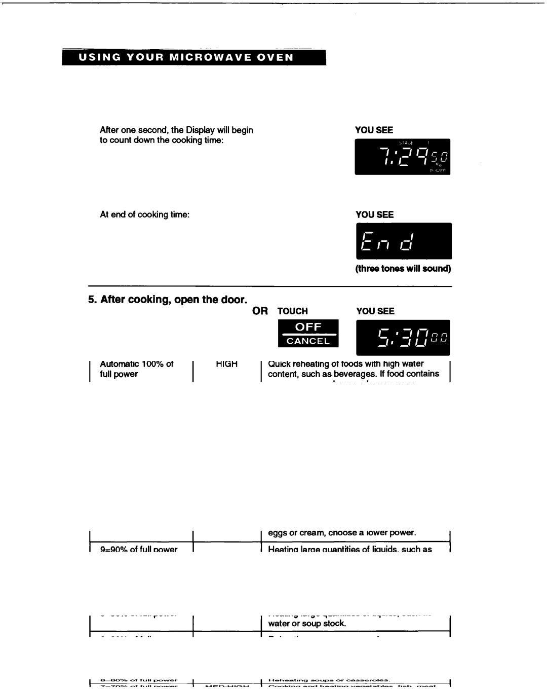 Whirlpool MT1061XB installation instructions Three tones will sound, Or Touch 