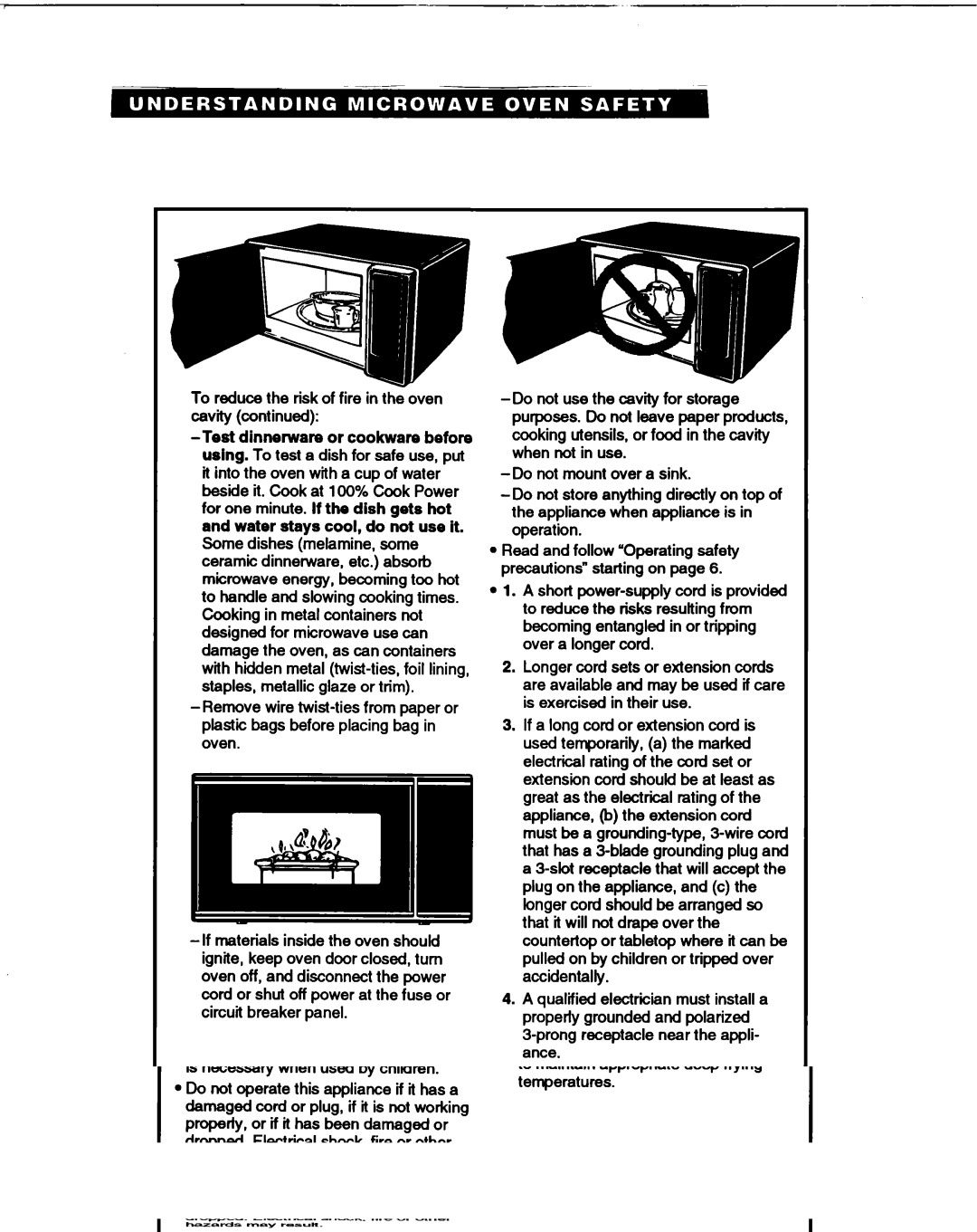 Whirlpool MT1061XB installation instructions 