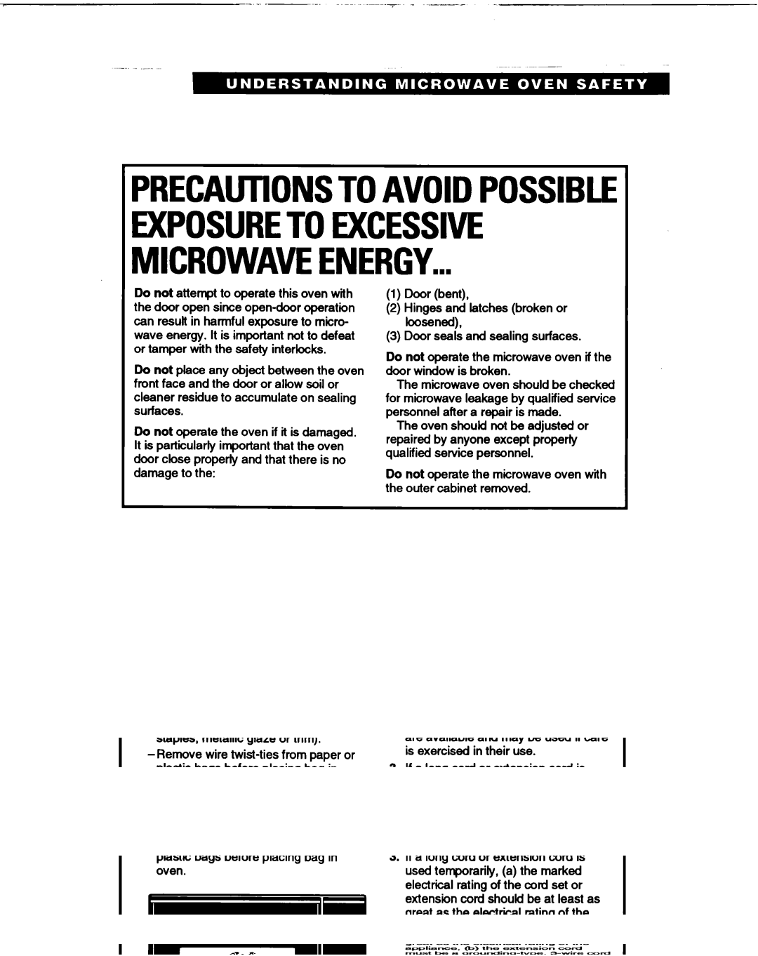 Whirlpool MT1061XB installation instructions 