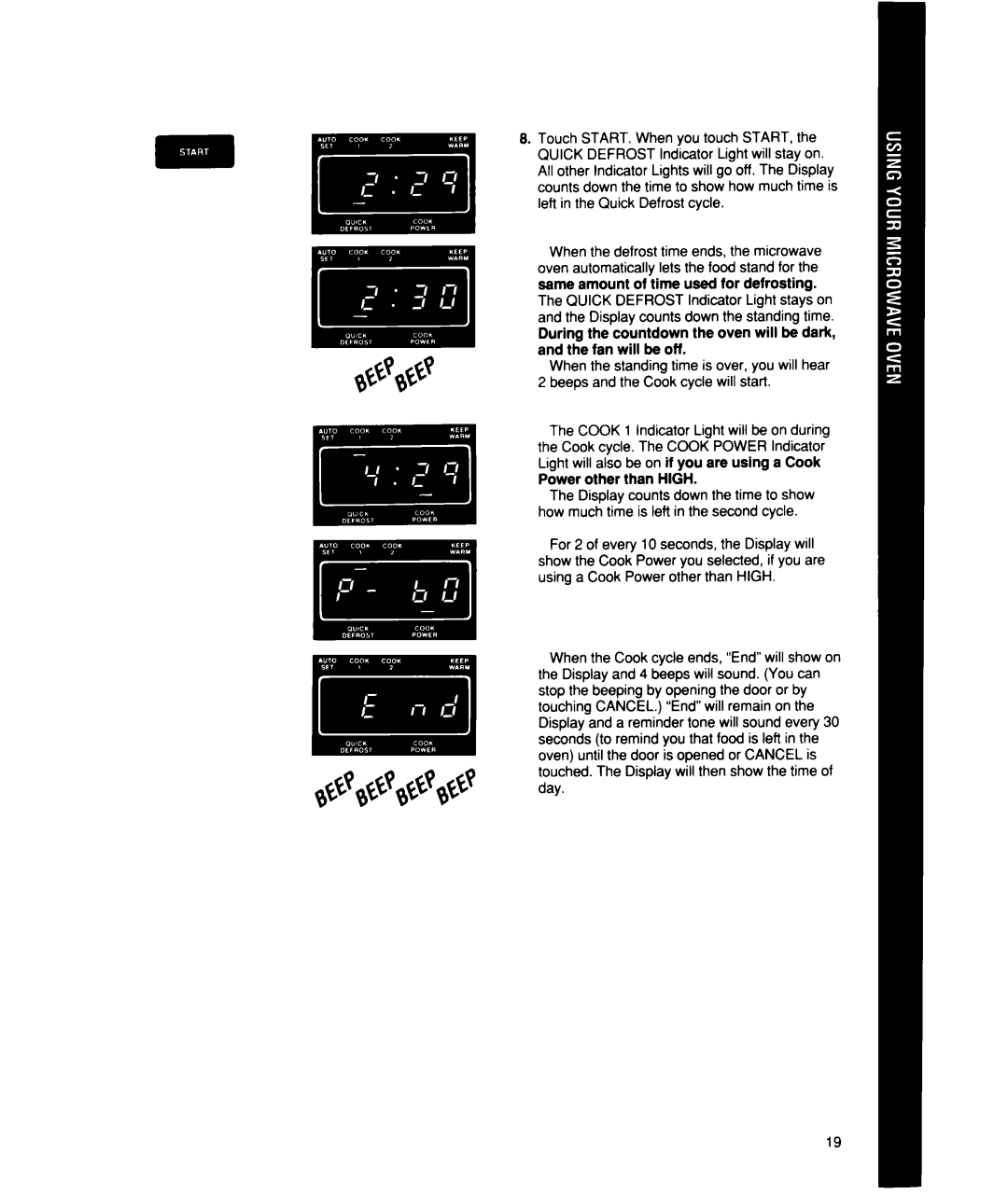 Whirlpool MT1850XW, MT1851XW manual 