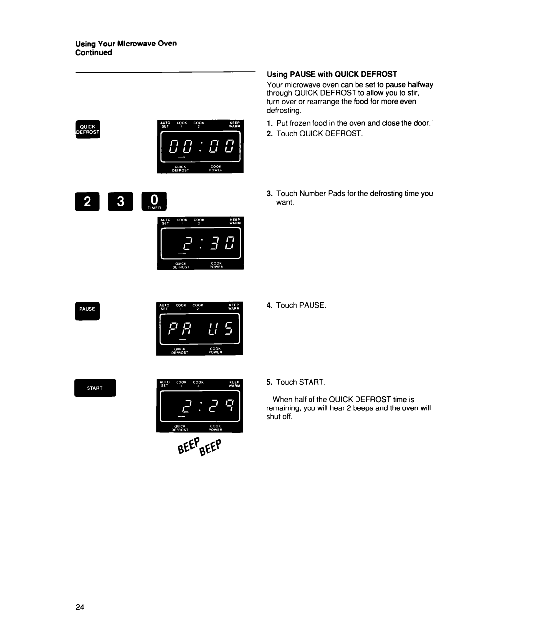 Whirlpool MT1851XW, MT1850XW manual 