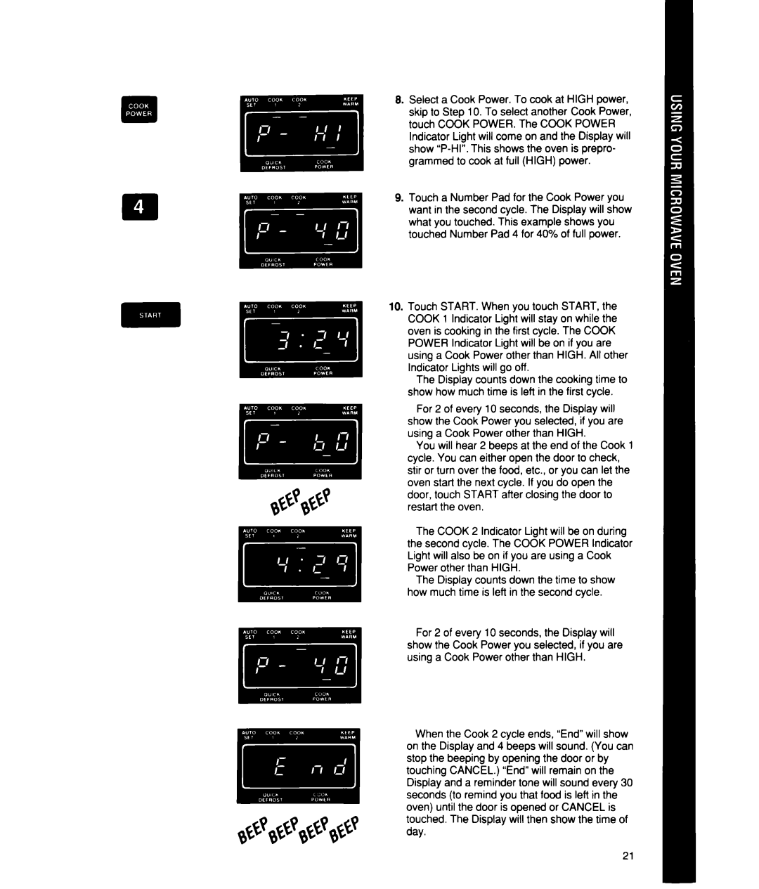 Whirlpool MT2150XW manual 