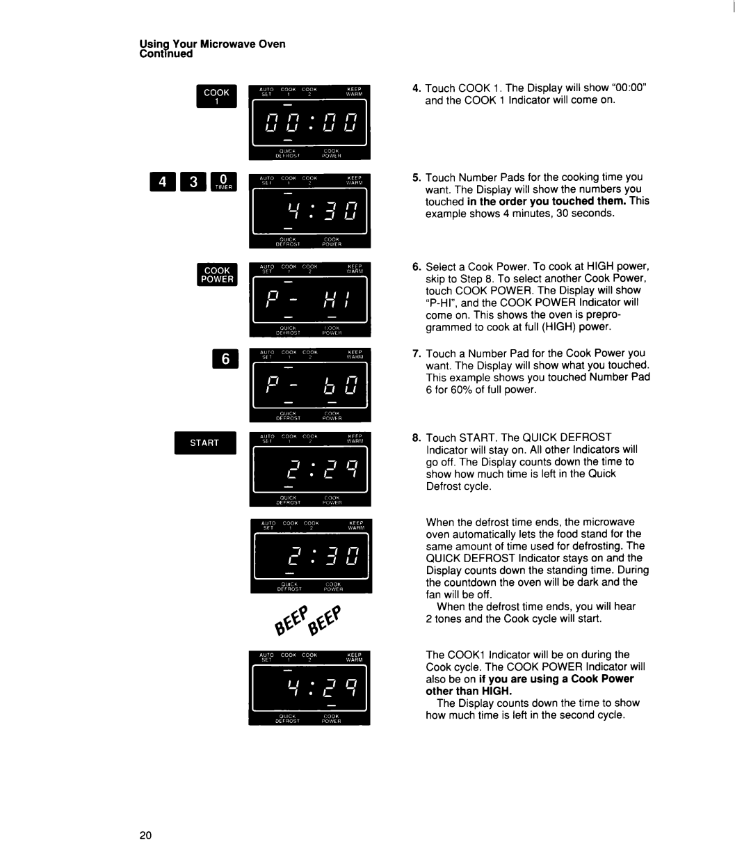 Whirlpool MT21OOCY user manual 