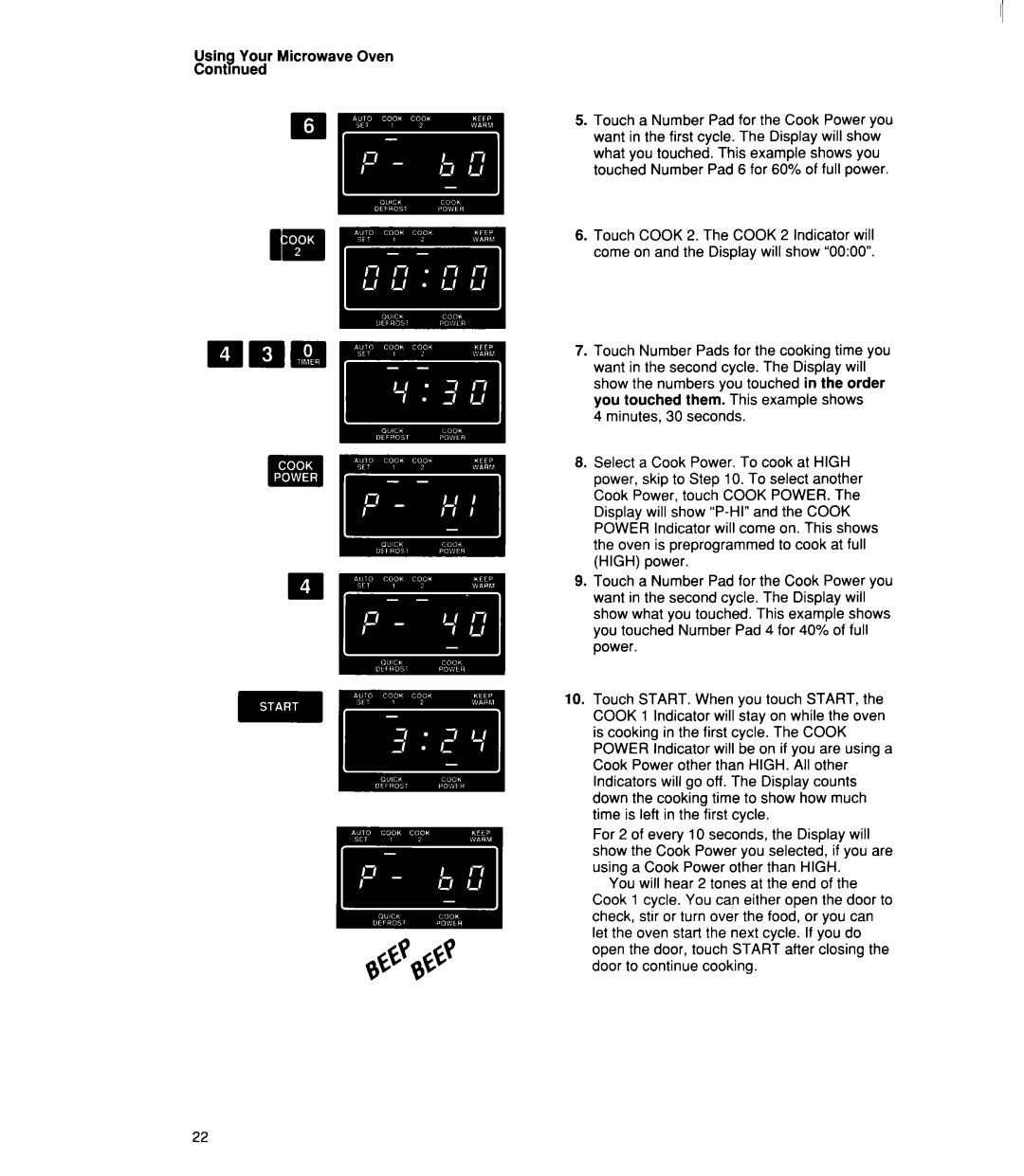 Whirlpool MT21OOCY user manual 