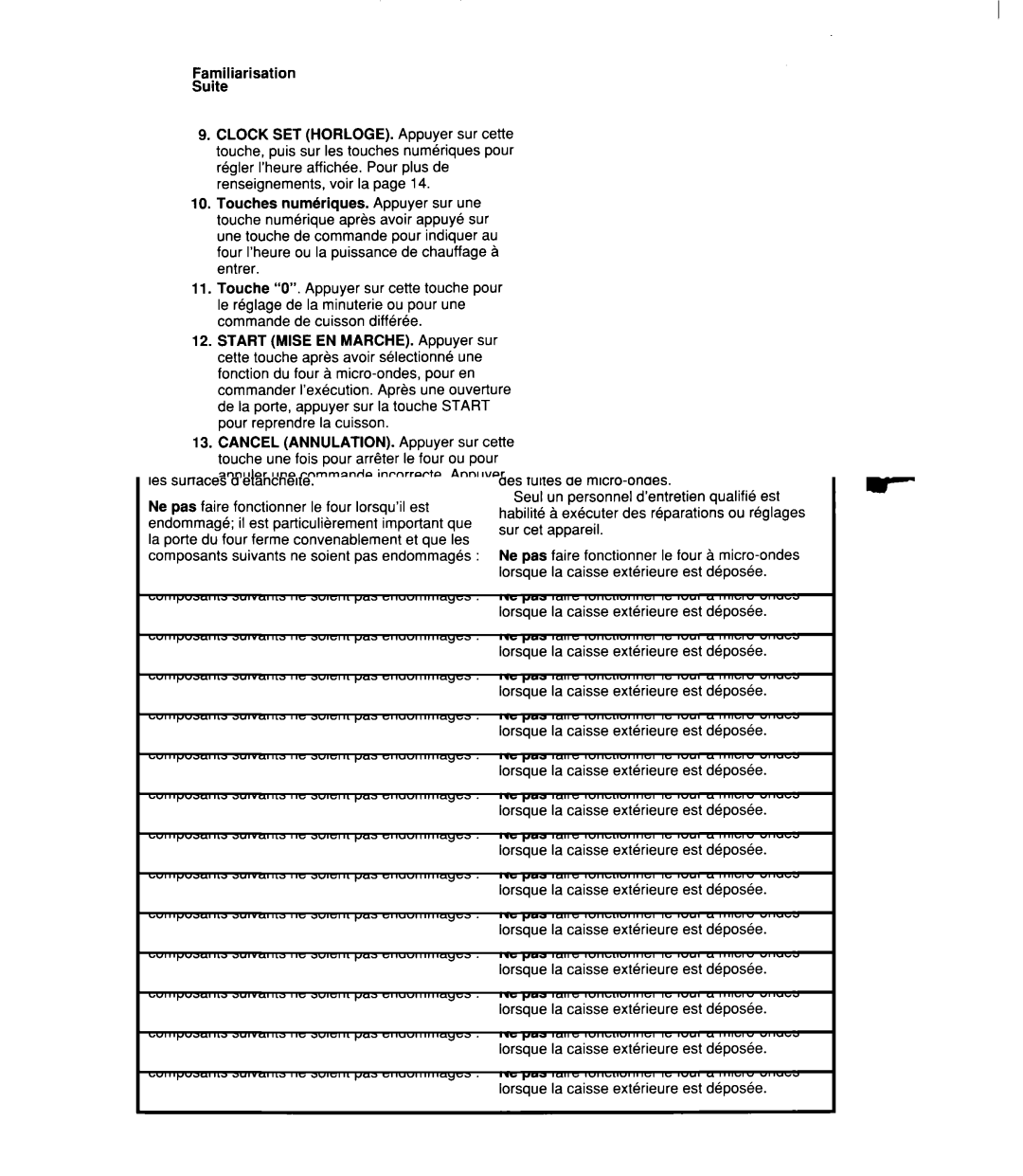 Whirlpool MT21OOCY user manual 