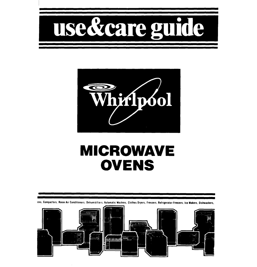 Whirlpool MT4110SP manual Microwave Ovens 