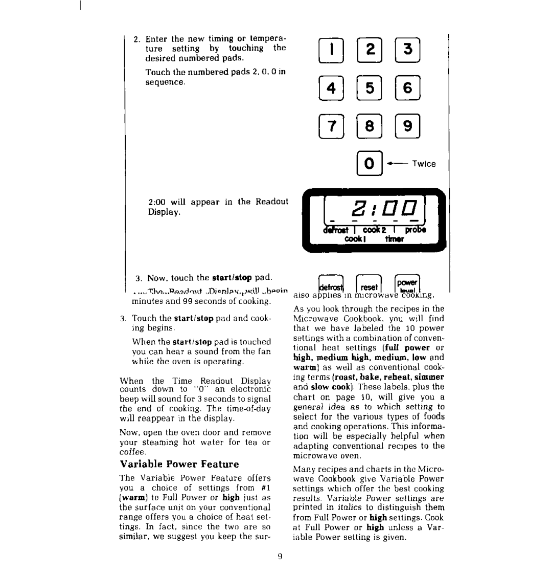 Whirlpool MT4110SP manual 