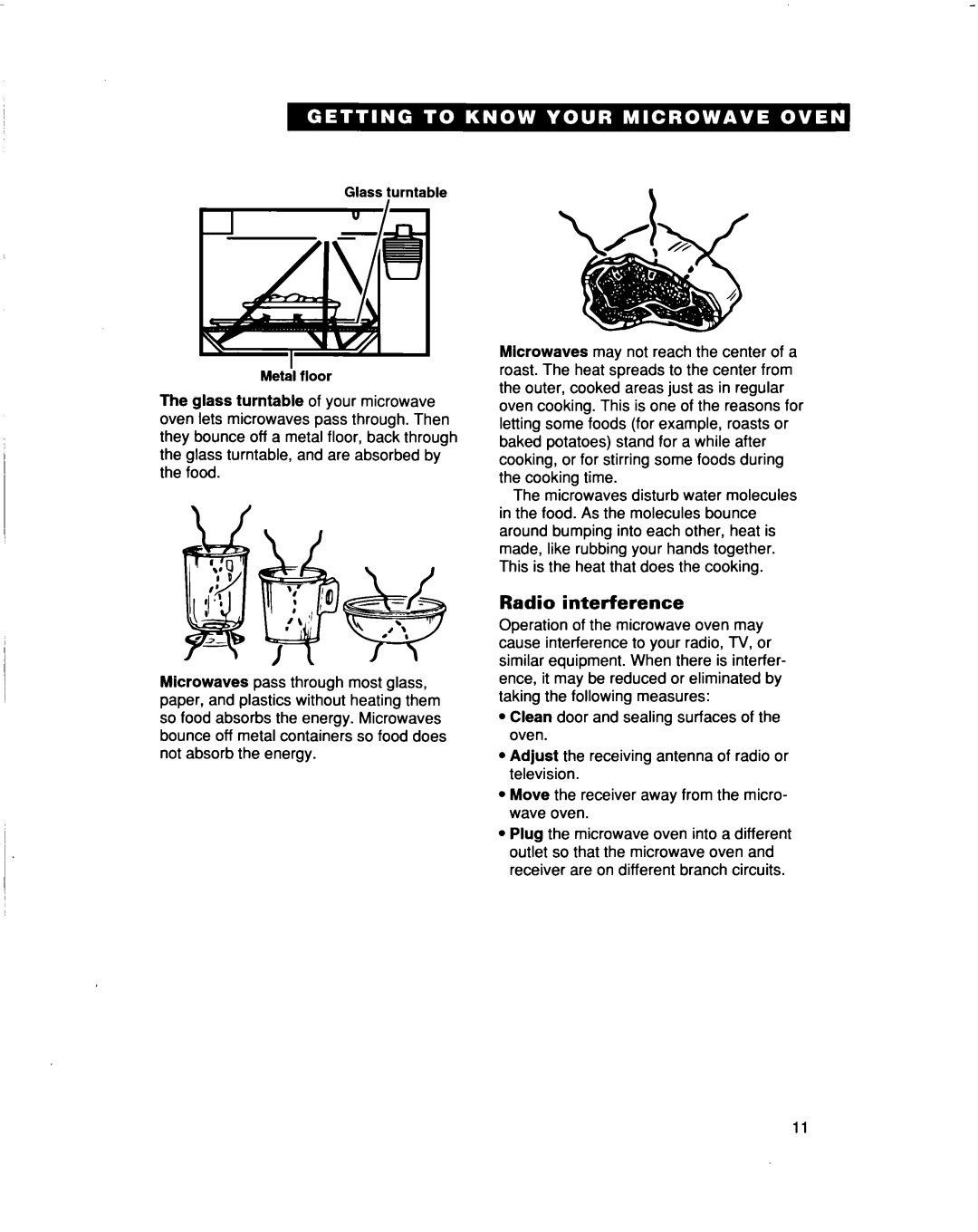 Whirlpool MT5120XAQ installation instructions Radio interference 