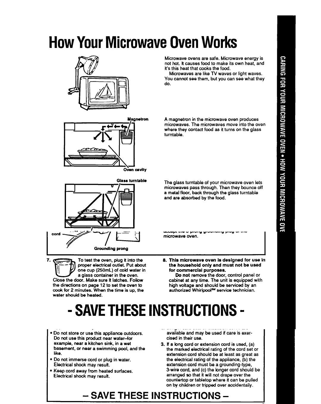 Whirlpool MT6900XW manual HowYourMicrowaveOvenWorks 