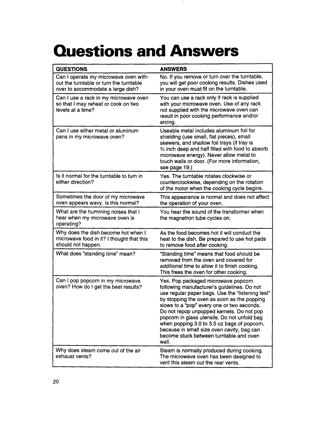 Whirlpool MT7073XD, MT7070XD Questions and Answers, Is it normal for the turntable to turn in either direction? 