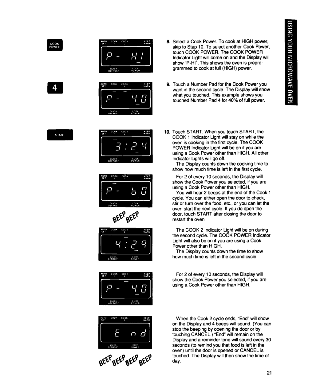 Whirlpool MTZ080XY user manual 