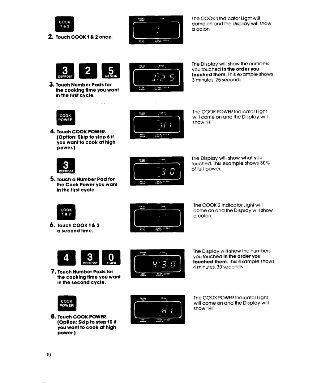 Whirlpool MW352EXP, MW3520XP manual 