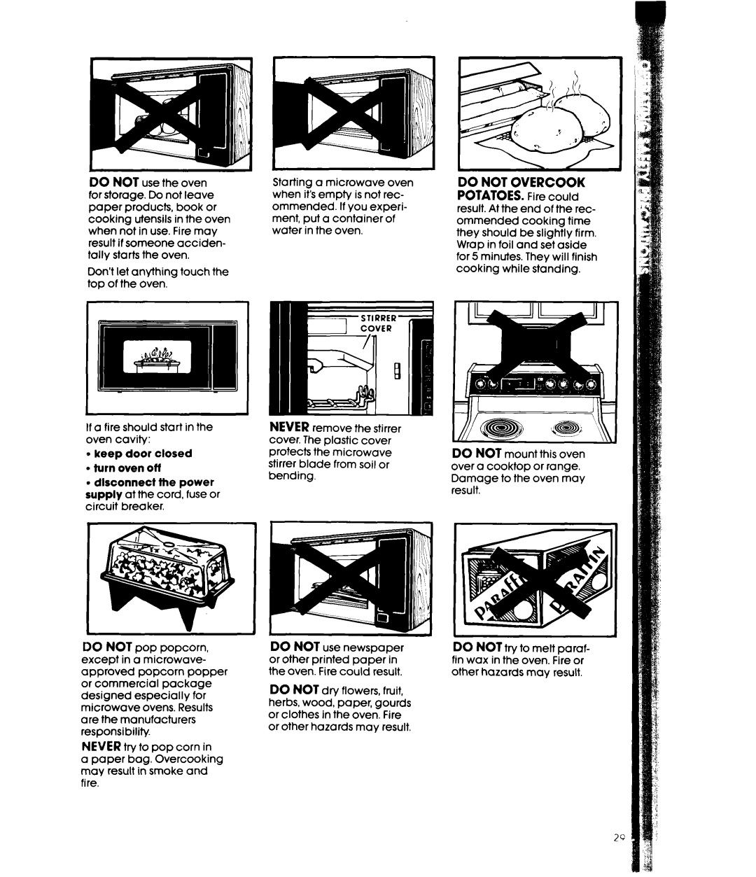 Whirlpool MW3600XW, MW3601XW manual II !! Il 