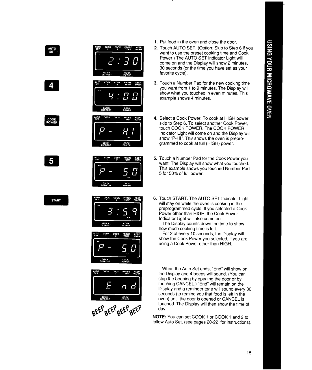 Whirlpool MW7500XW manual 