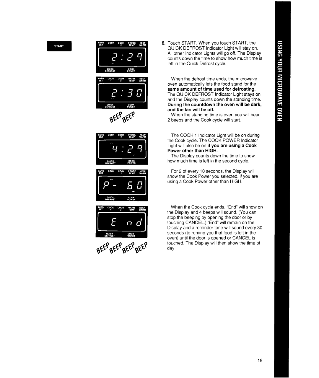 Whirlpool MW7500XW manual 