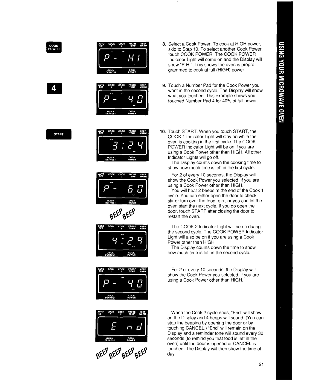 Whirlpool MW7500XW manual II. m 