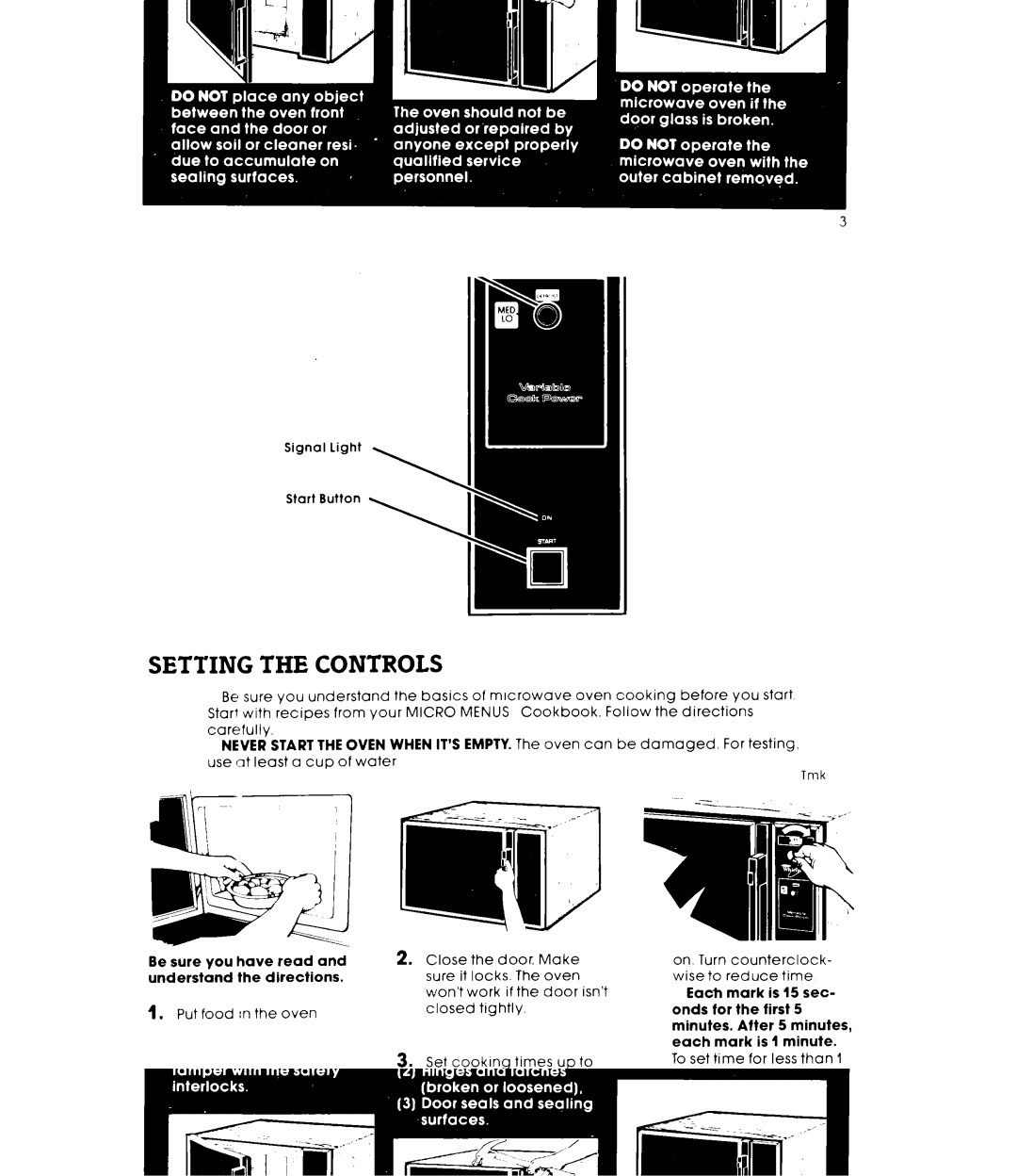 Whirlpool MW82OOXL manual Using your fnicrowave oven, Microwave Oven Controls, Timer 