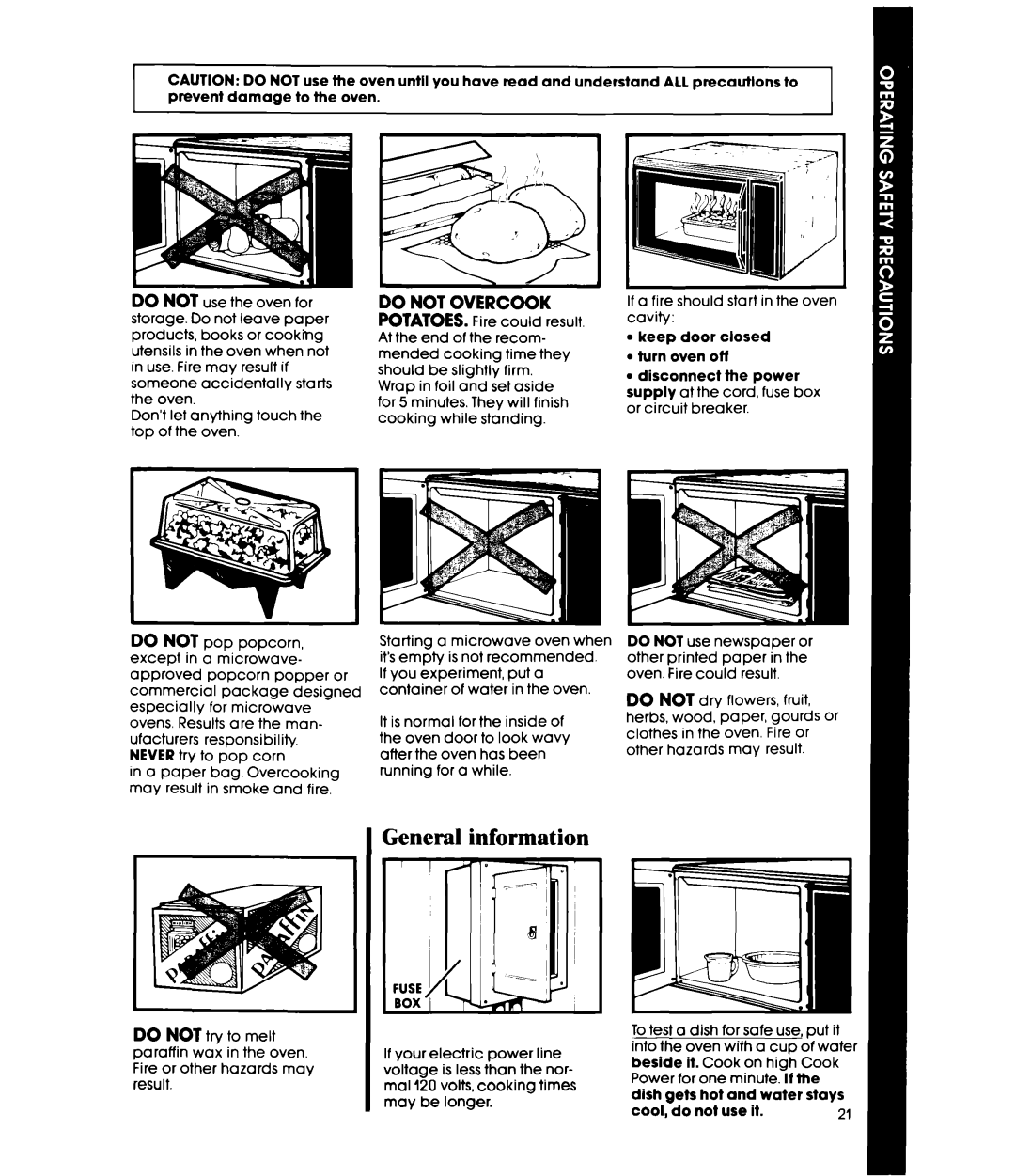 Whirlpool MW8600XR, MW8650XR, MW865EXR manual 1General information 