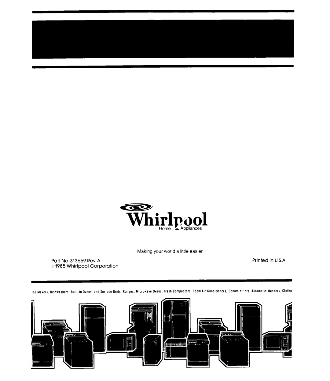 Whirlpool MW8700XR manual Rlaool 